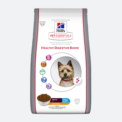 Vet Essentials Healthy Digestive Biome Small & Mini Dry Dog Food
