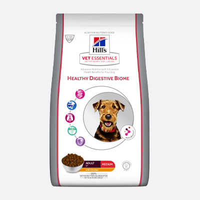Vet Essentials Healthy Digestive Biome Medium Dry Dog Food
